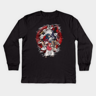 Himura The Red Haired Samurai Kids Long Sleeve T-Shirt